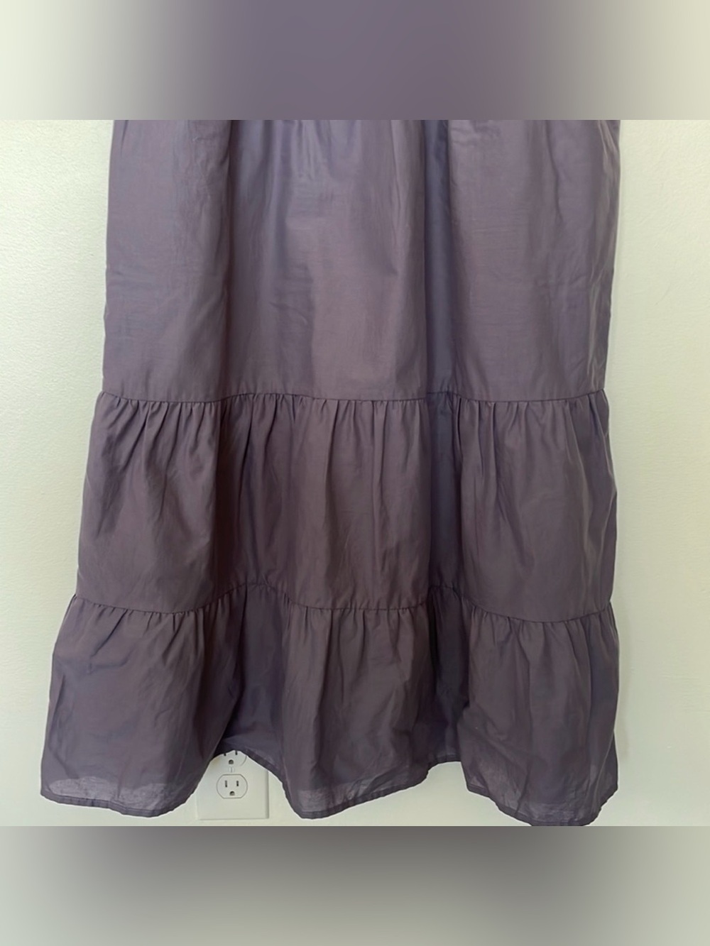 Evereve Marguerite Purple Sleeveless Midi Dress Size Large - Picture 5 of 8